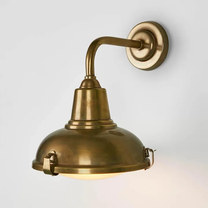Catalina Outdoor Wall Light Antique Brass WALL LIGHT