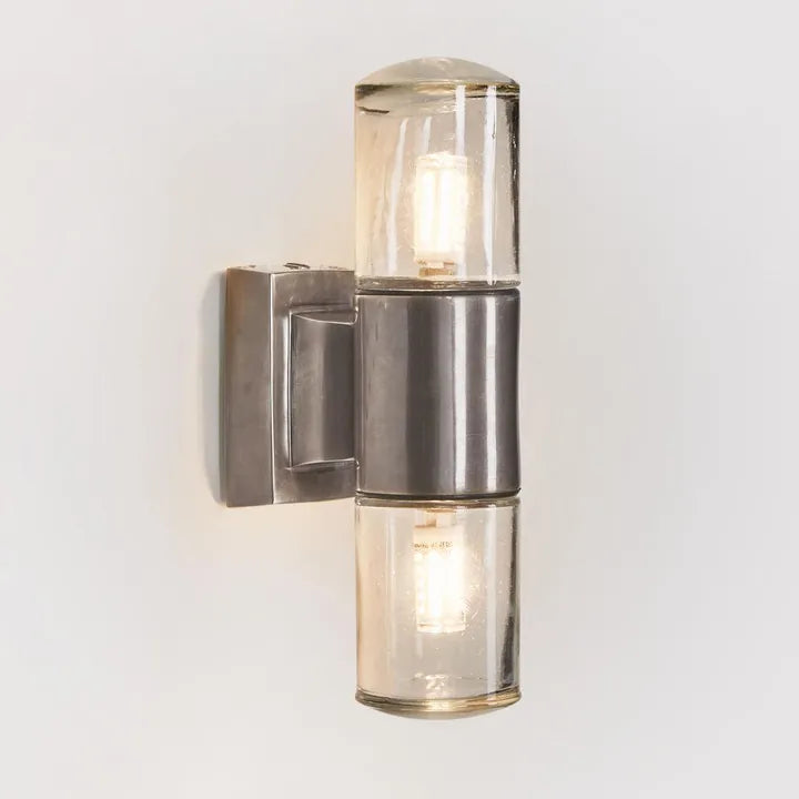 Plover Outdoor Wall Light Antique Brass pendant