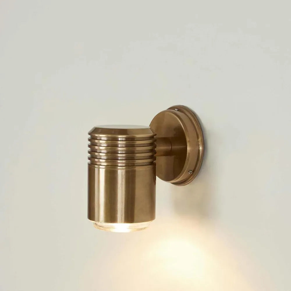 Primrose Outdoor Wall Light Antique Brass WALL LIGHT