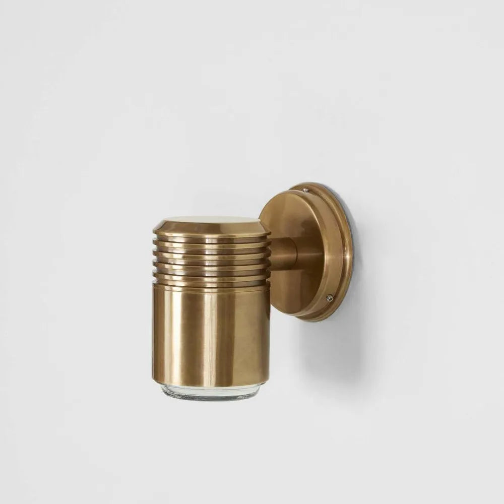 Primrose Outdoor Wall Light Antique Brass WALL LIGHT