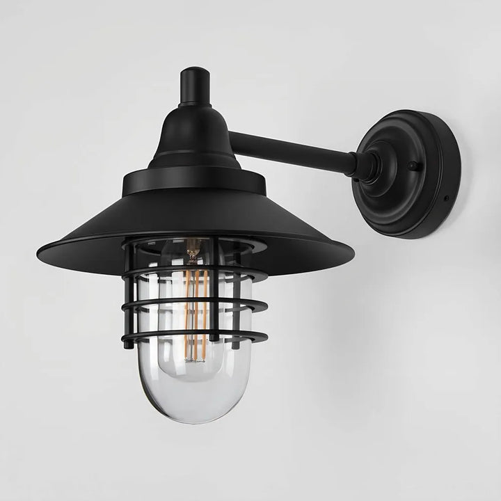 Clark Outdoor Wall Light Black WALL LIGHT