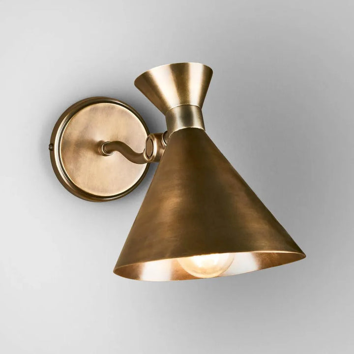 Lawson Wall Light Silver Brass