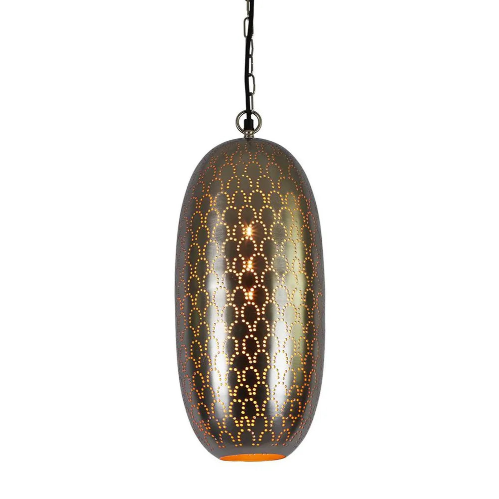 Anaconda Ceiling Pendant Light Nickel Pendant