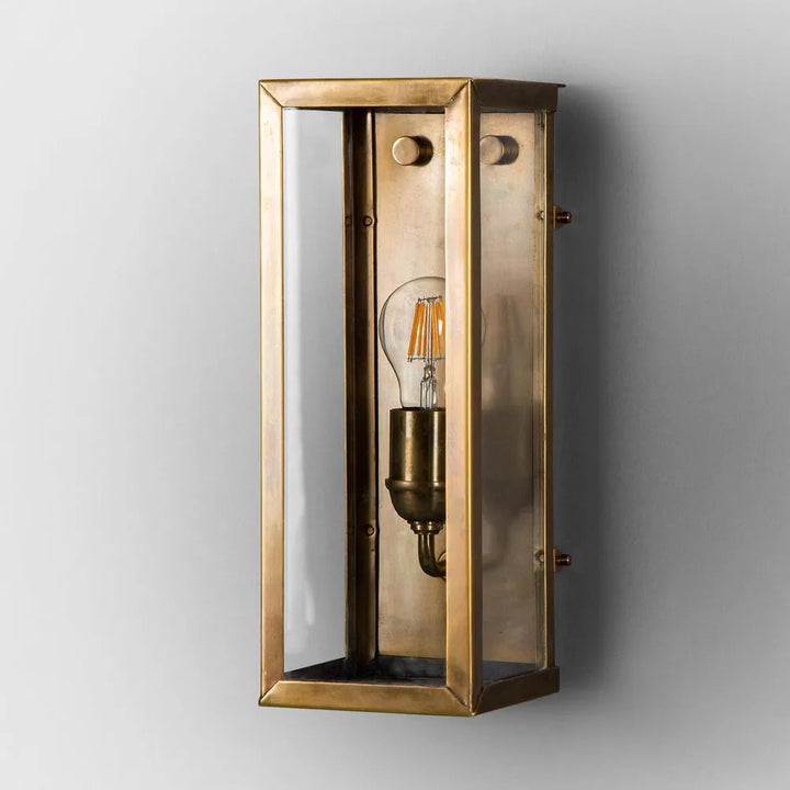 Goodman Outdoor Small Wall Light Antique Brass WALL LIGHT