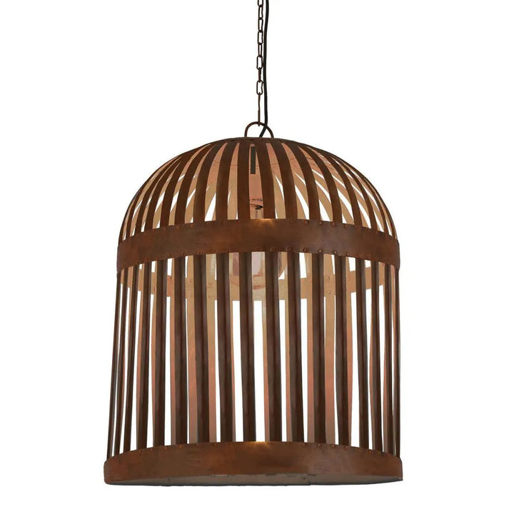 Esch Cage Ceiling Pendant Black Rustic Pendant