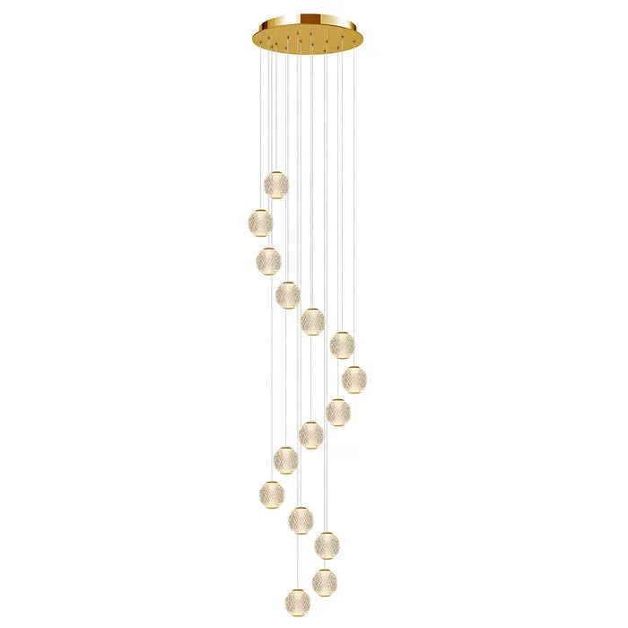 Langdon-15 Light Pendant Gold 3000k Pendant
