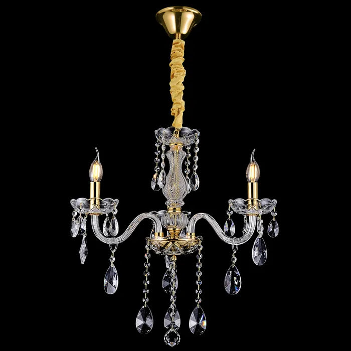 Bromley Crystal Chandelier - 3 Light Chandelier