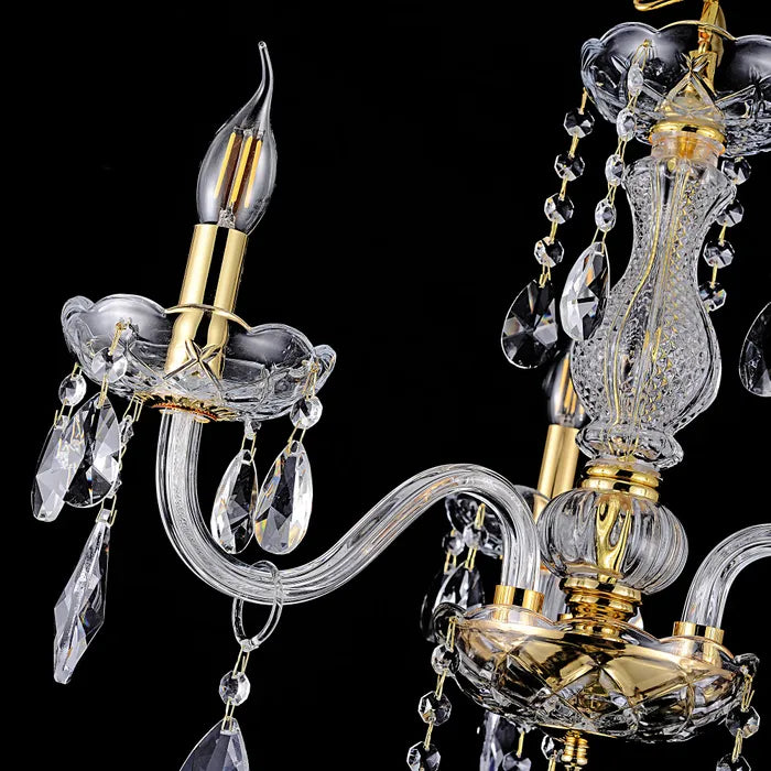 Bromley Crystal Chandelier - 3 Light Chandelier