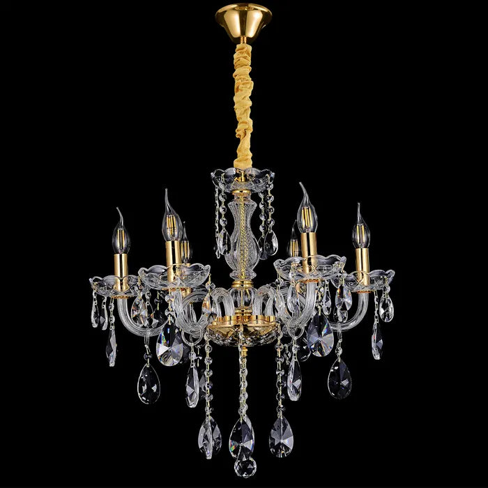 Bromley Crystal Chandelier - 6 Light Chandelier