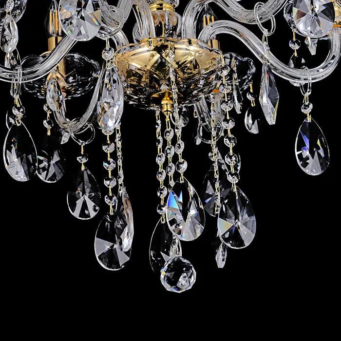 Bromley Crystal Chandelier - 6 Light Chandelier
