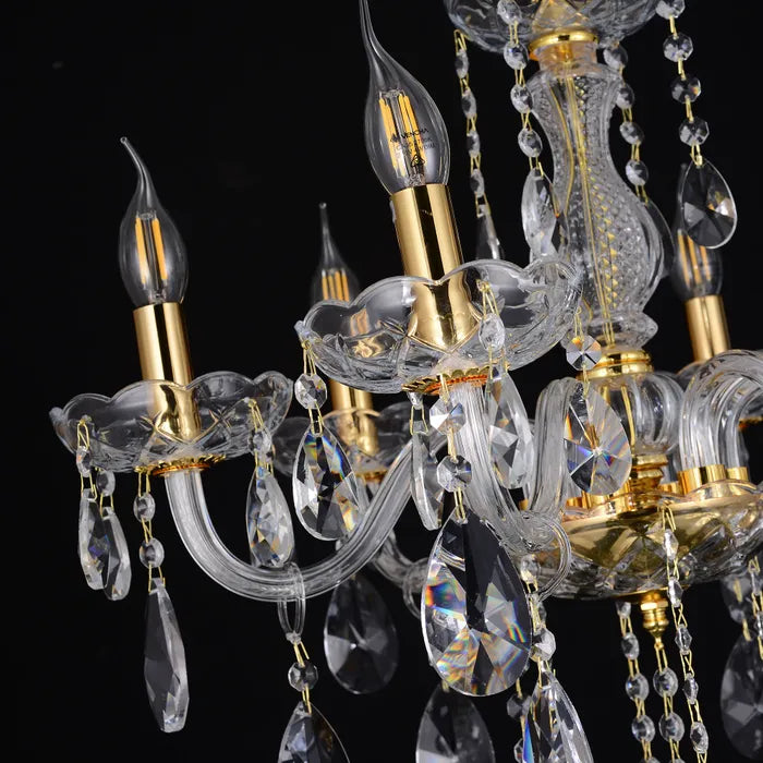 Bromley Crystal Chandelier - 6 Light Chandelier