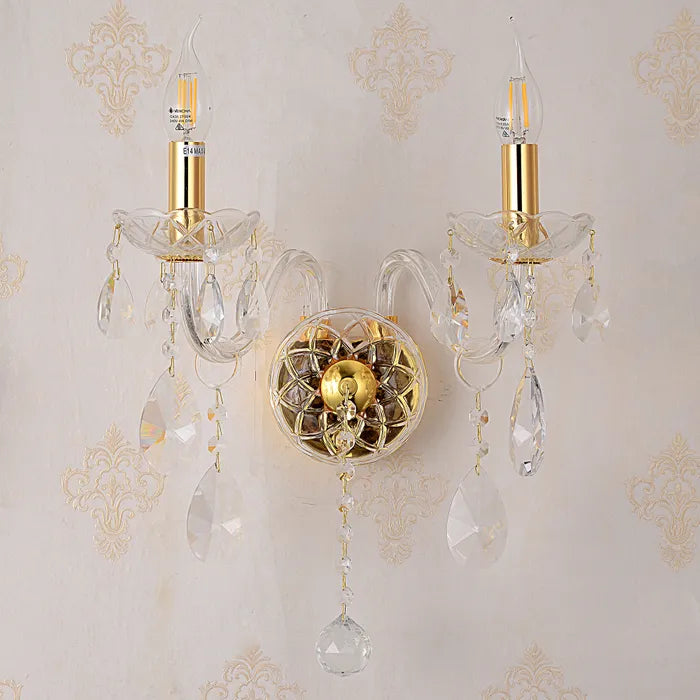 Bromley Crystal Wall Light - 2 Light WALL LIGHT
