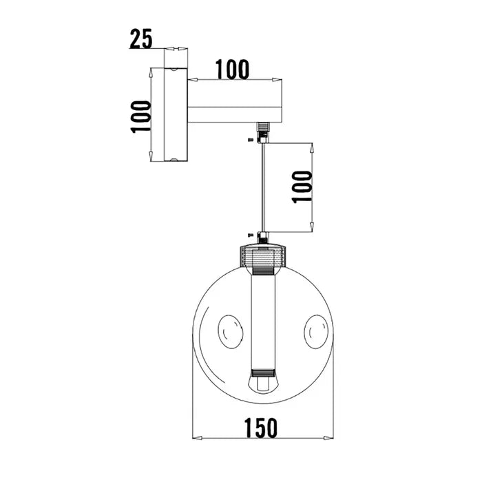 Meteor 1 Wall Light Wall light