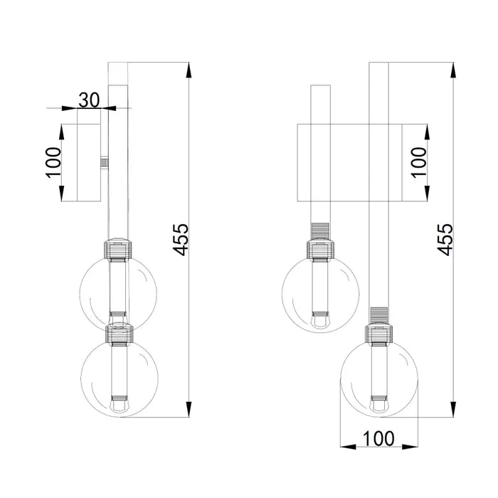 Meteor 2185 Fitting Guide.pdf Meteor 2 Wall Light – AL Lighting Store