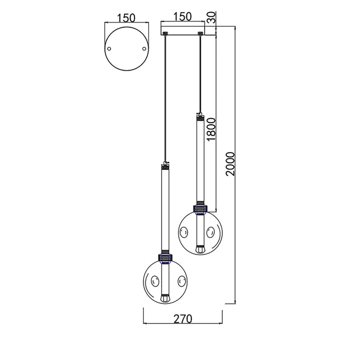 Meteor 2 Light Pendant Pendant
