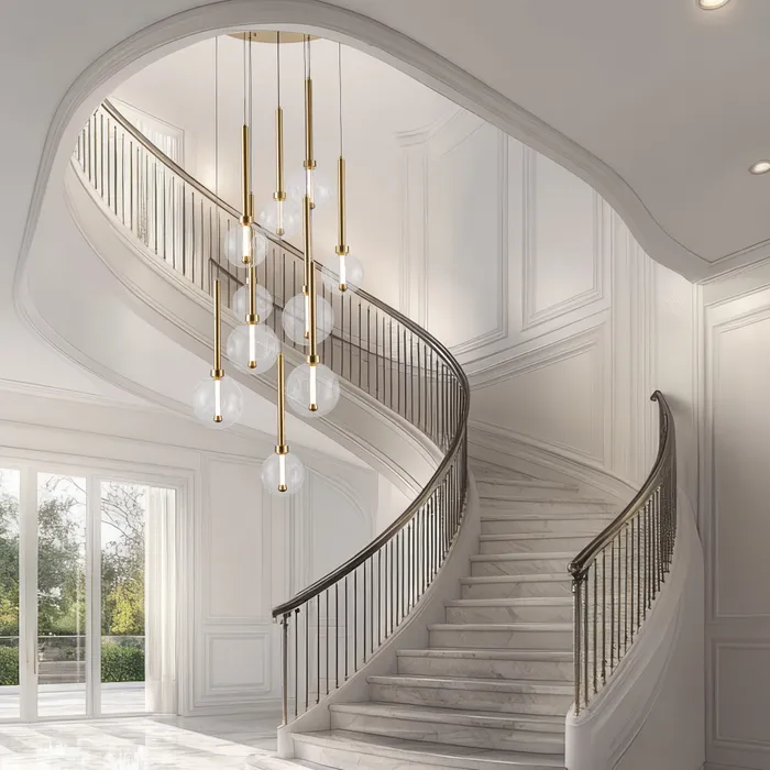 Meteor 10 Light Pendant - Round Pendant