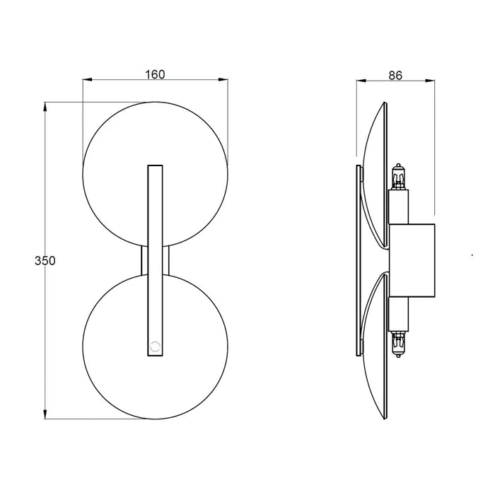 Noble Glass Wall Light