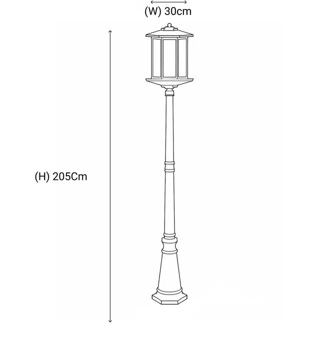 Barnet Exterior Post Light