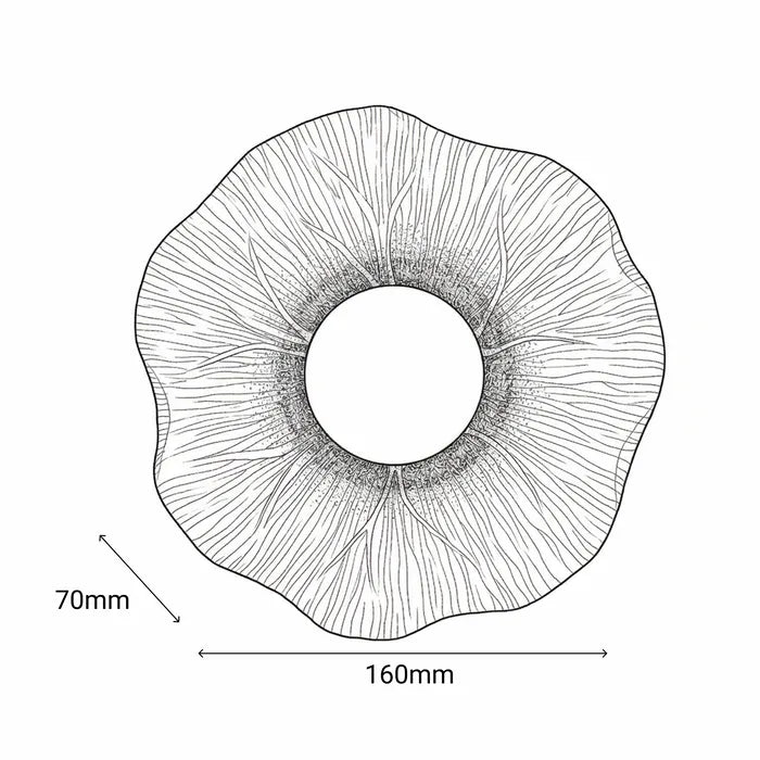 Lotus 3w LED Wall Light