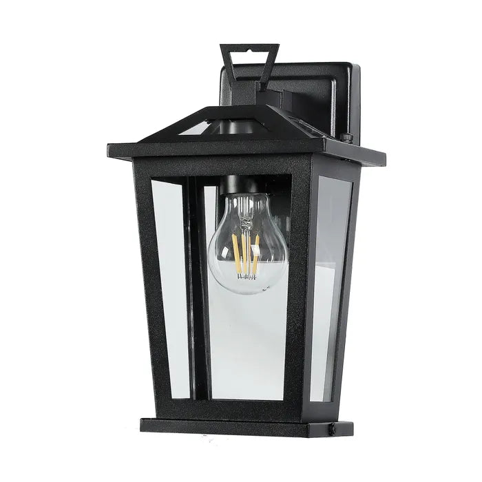 Trinity W1 Exterior Wall Light - Small Black WALL LIGHT