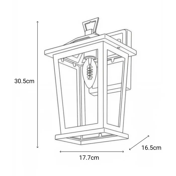 Trinity W1 Exterior Wall Light - Small WALL LIGHT