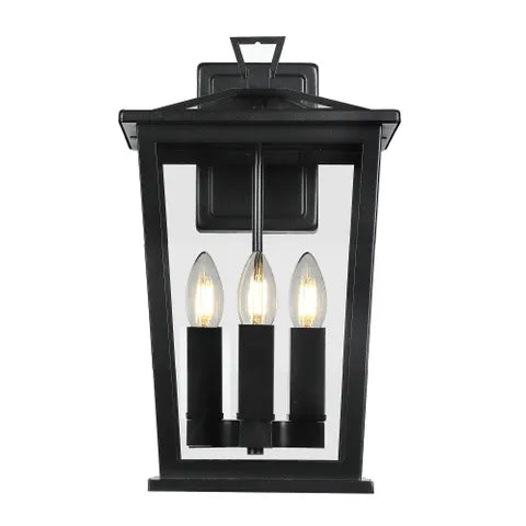 Trinity W3 Exterior Wall Light - Large Black WALL LIGHT