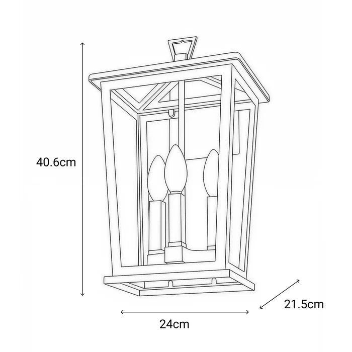 Trinity W3 Exterior Wall Light - Large WALL LIGHT