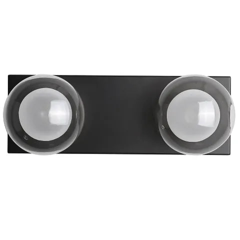 Hilton Hollywood Wall Light Black 2 Light WALL LIGHT