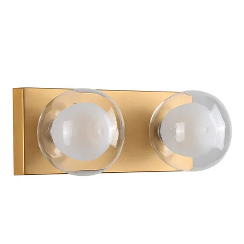 Hilton Hollywood Wall Light Gold 2 Light WALL LIGHT
