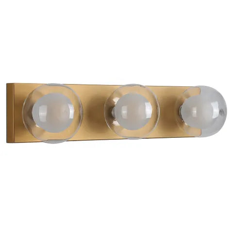 Hilton Hollywood Wall Light Gold 3 Light WALL LIGHT