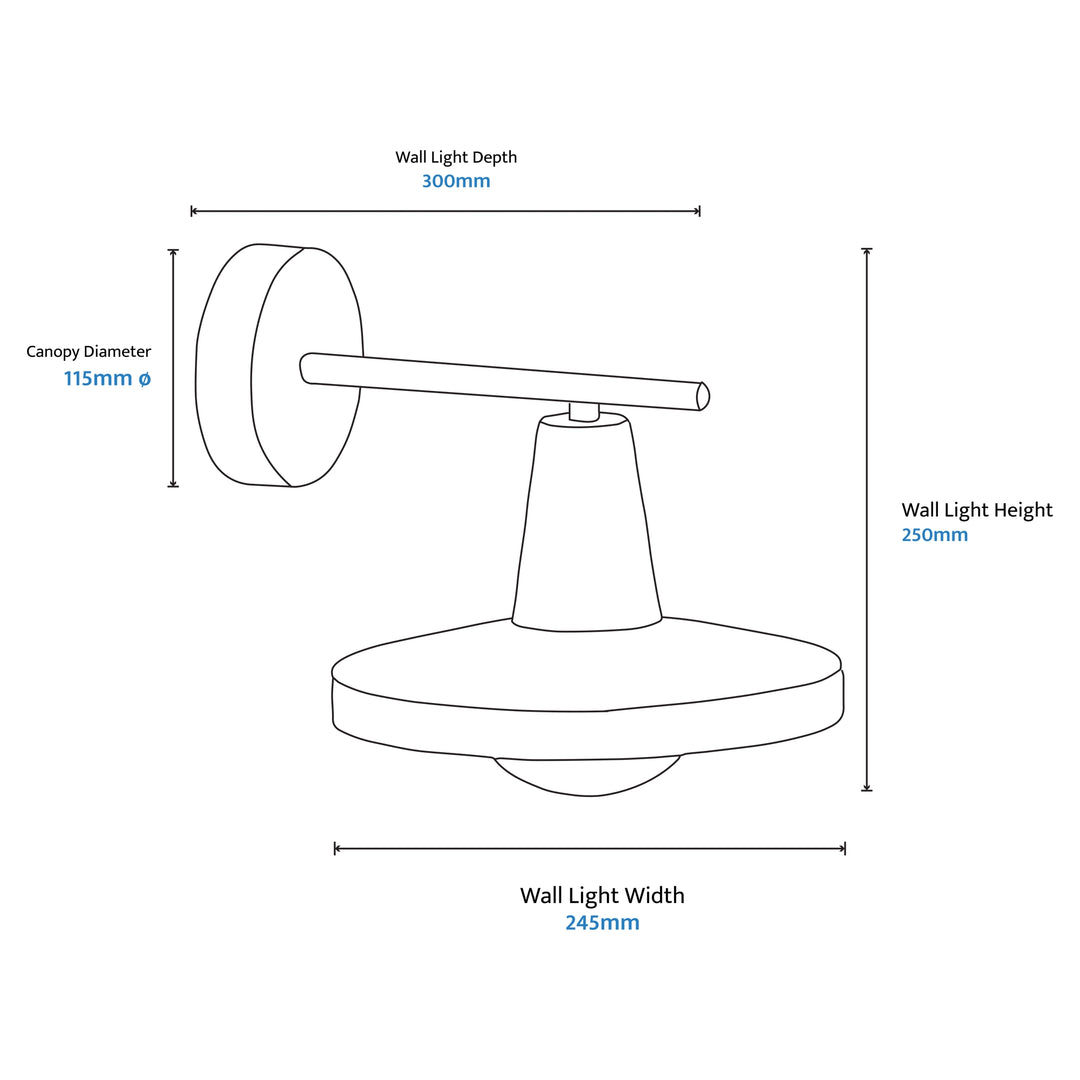 Calibo Eyrie Modern Minimalist Outdoor Wall Light
