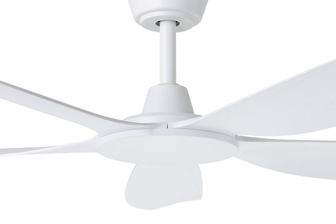 MIAMI 48 DC Smart Ceiling Fan with Remote and Wall Control White Ceiling Fan
