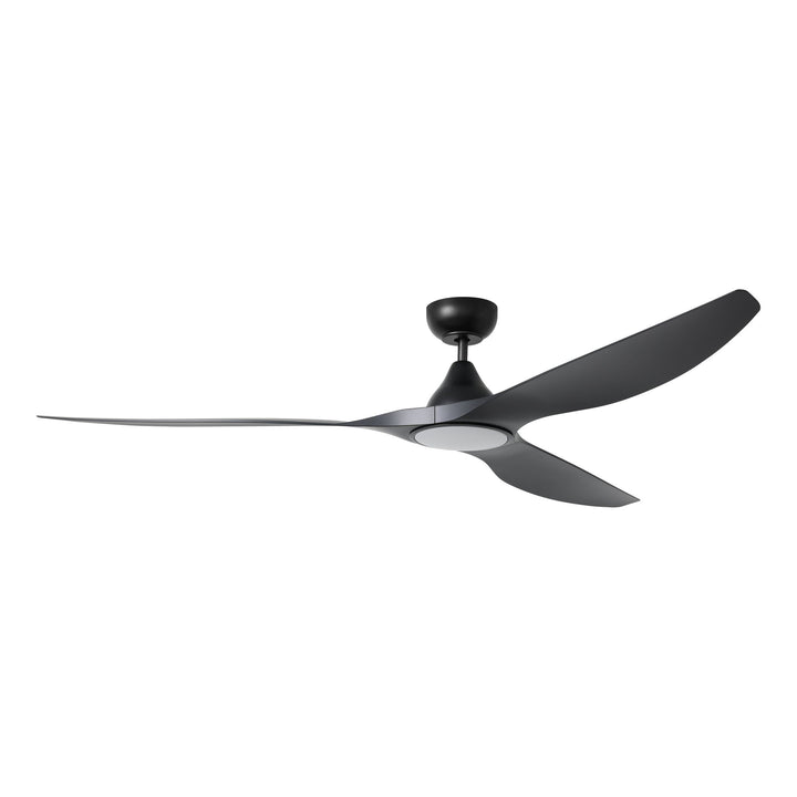 SURF 72 ceiling fan with LED light Black/White Celling Fan