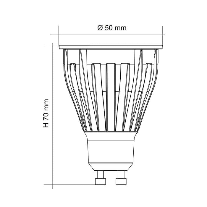 SAL GU10LR750 - 9W