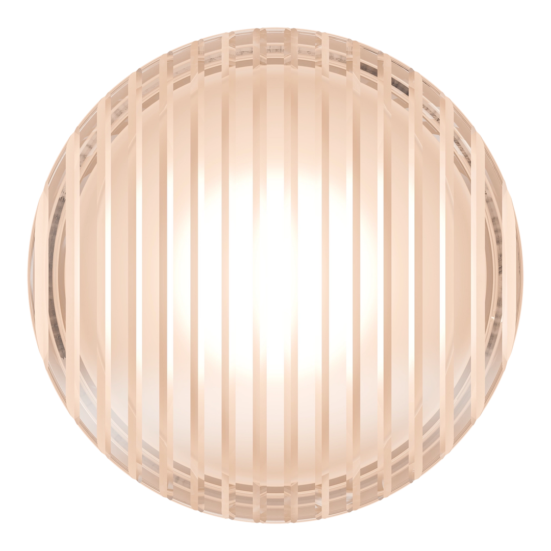 Calibo Gull Round Ribbed Acrylic 3CCT LED Exterior Wall Light WALL LIGHT