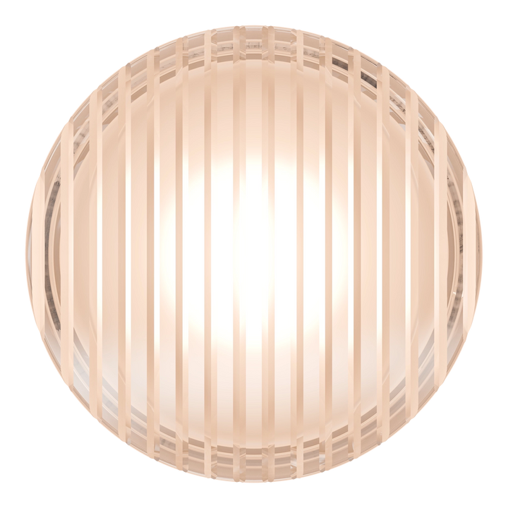 Calibo Gull Round Ribbed Acrylic 3CCT LED Exterior Wall Light WALL LIGHT