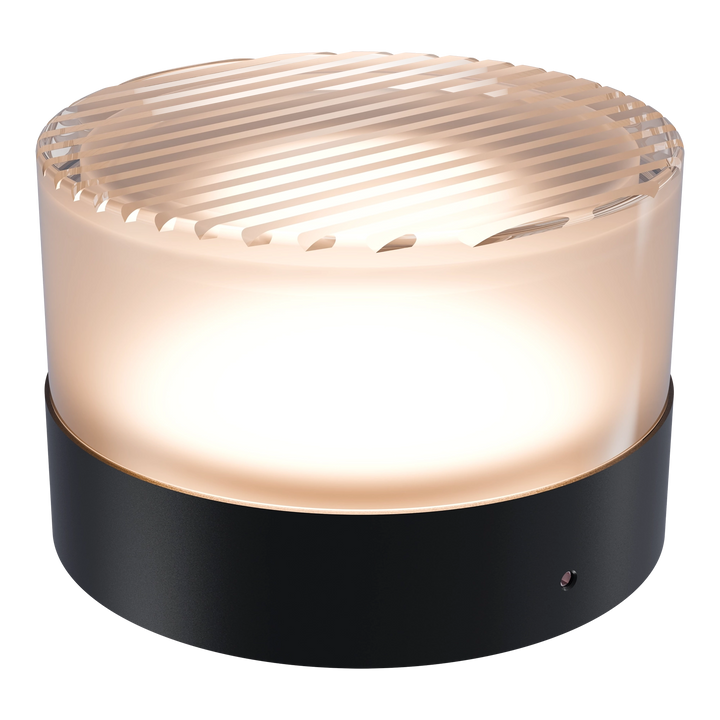 Calibo Gull Round Ribbed Acrylic 3CCT LED Exterior Wall Light WALL LIGHT