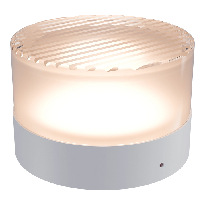 Calibo Gull Round Ribbed Acrylic 3CCT LED Exterior Wall Light WALL LIGHT