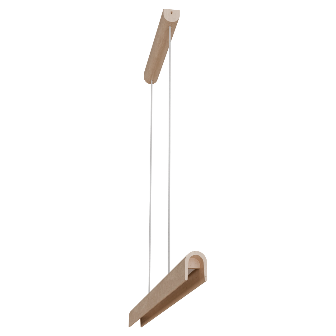 Calibo Inspire Crafted Travertine Tricolour LED Linear Pendant - Beige Pendant