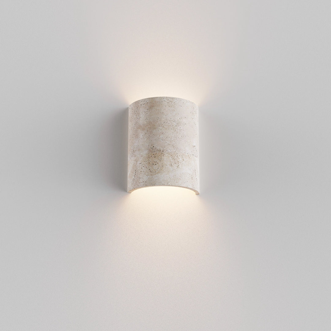 Calibo Inspire Crafted Travertine Up/Down Indoor Wall Light - Beige WALL LIGHT
