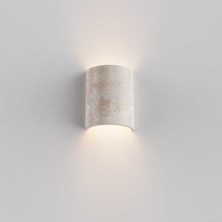 Calibo Inspire Crafted Travertine Up/Down Indoor Wall Light - Beige WALL LIGHT