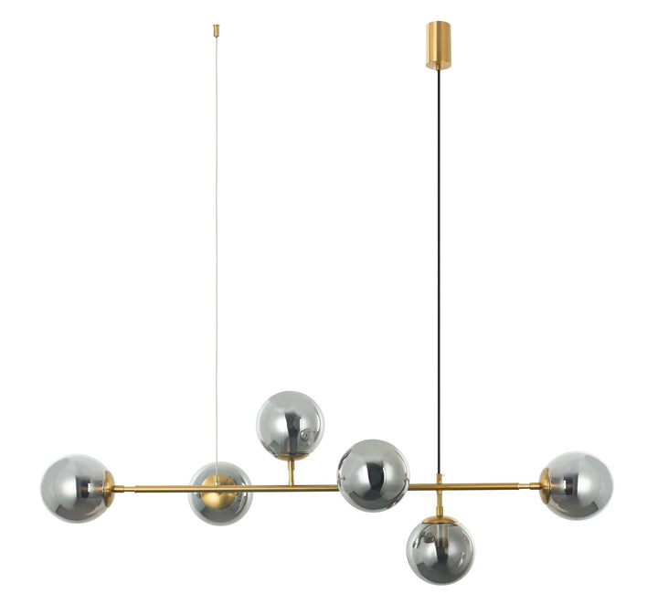 6 lights IVY Pendant Smoke Pendant