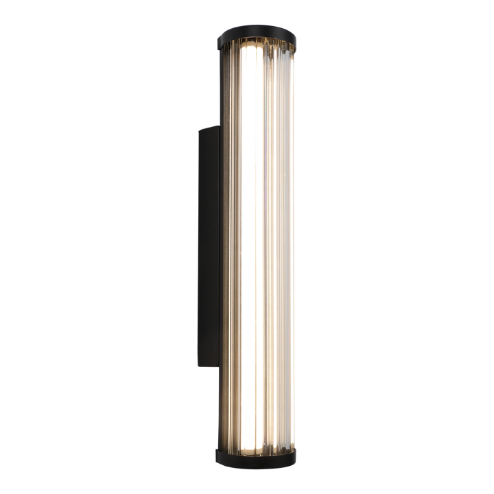 Calibo Junco Vertical Slimline Tubular 3CCT LED Exterior Wall Light
