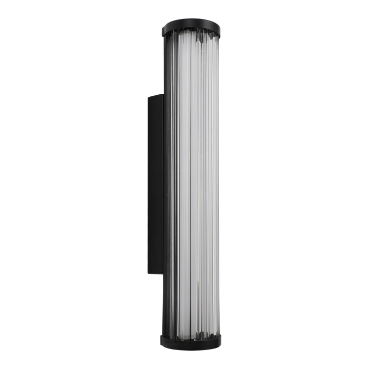 Calibo Junco Vertical Slimline Tubular 3CCT LED Exterior Wall Light