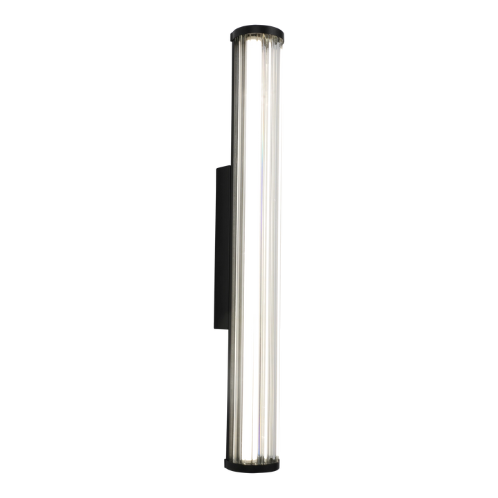 Calibo Junco Vertical Slimline Tubular 3CCT LED Exterior Wall Light