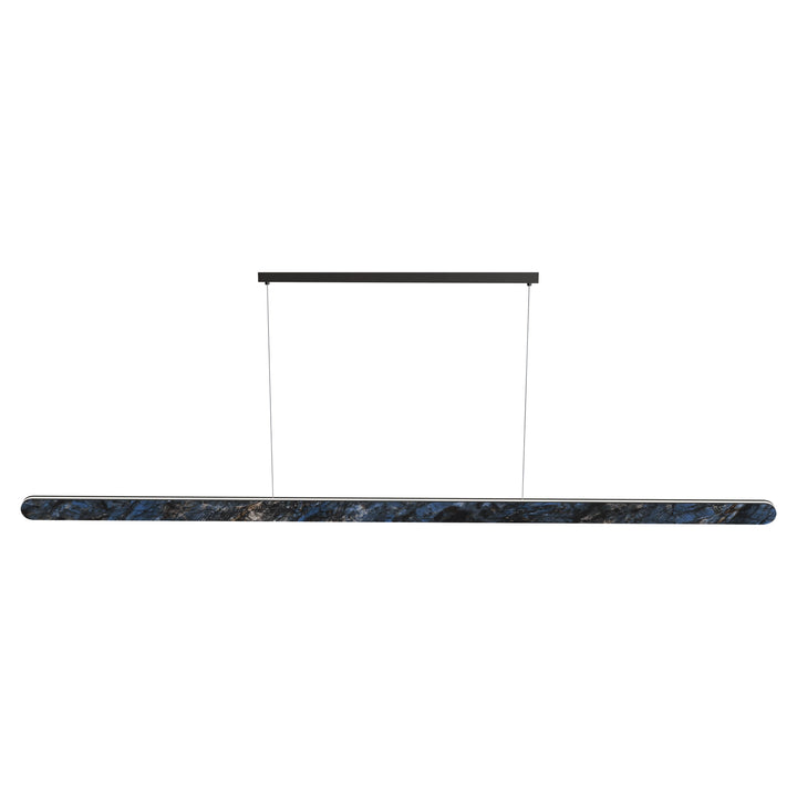 Calibo Lanner 2000mm Crafted Marble LED Linear Pendant Blue pendant