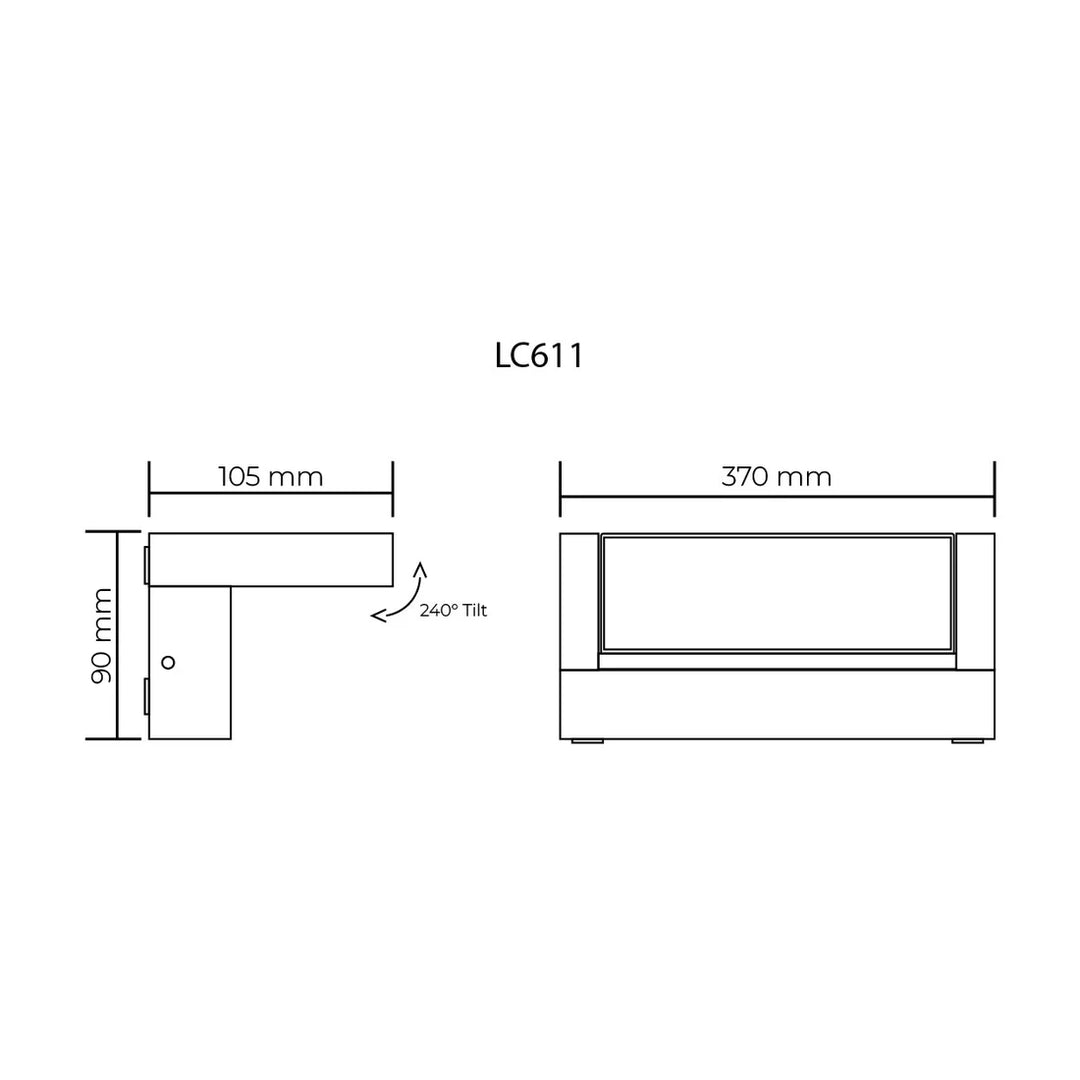 LC600 Adjustable LED Floodlight Series With or Without Sensor Floodlight