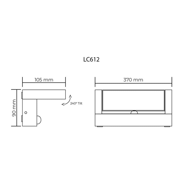 LC600 Adjustable LED Floodlight Series With or Without Sensor Floodlight