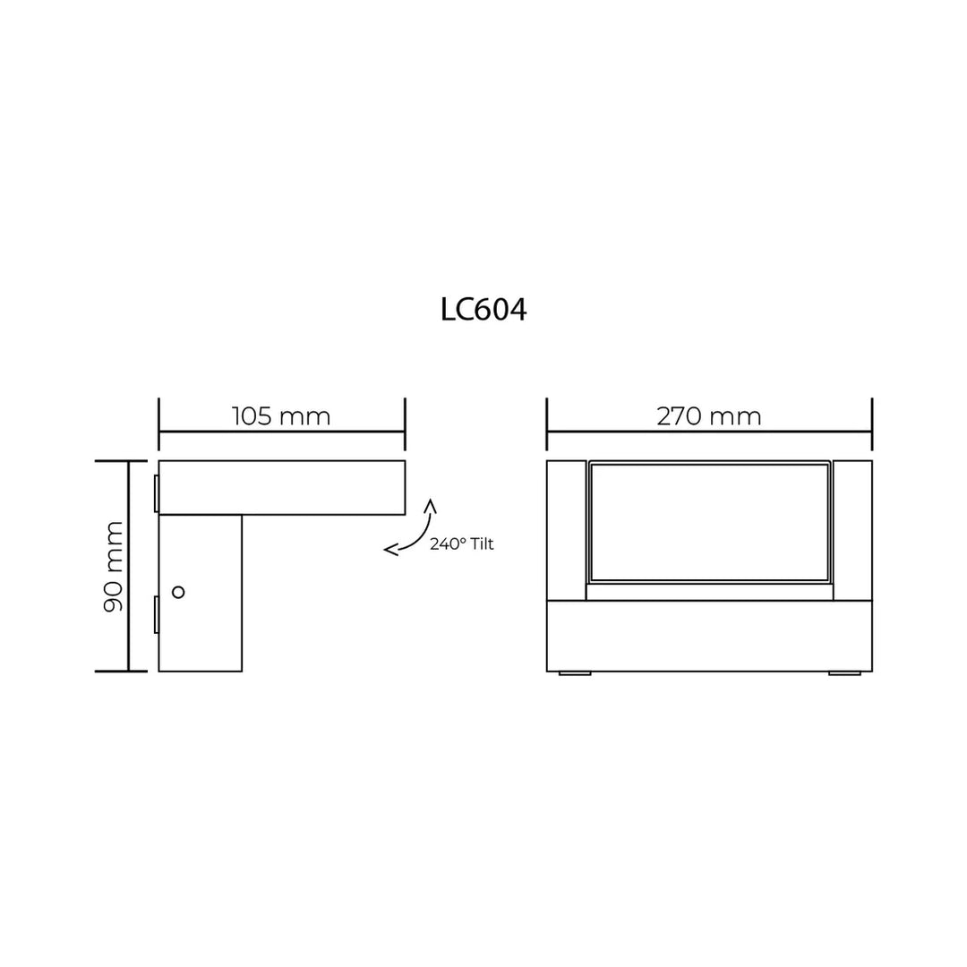 LC600 Adjustable LED Floodlight Series With or Without Sensor Floodlight