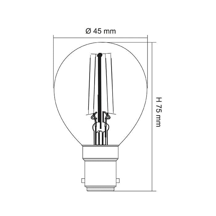 FANCY ROUND OPAL DIMMABLE LFR D - 4W